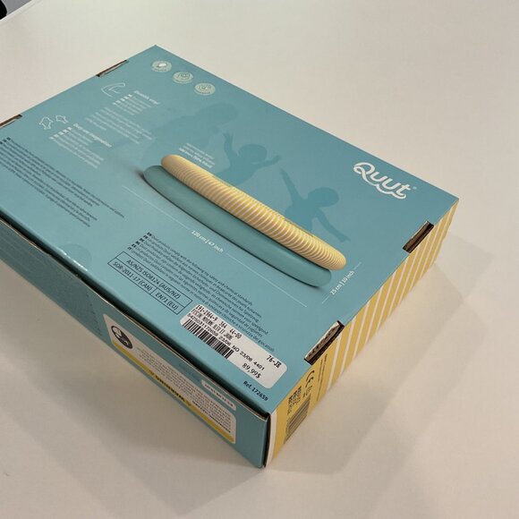 Quut Dippy Inflatable Pool Banana Blue Vinyl 2Y+ 47" Durable & Latex-Free turquo - Picture 8 of 13